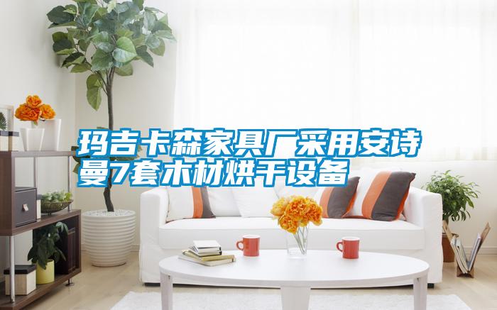 瑪吉卡森家具廠(chǎng)采用安詩(shī)曼7套木材烘干設備
