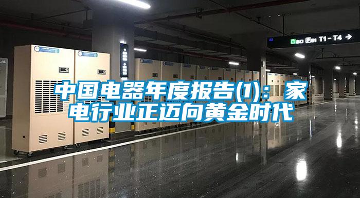 中國電器年度報告(1)：家電行業(yè)正邁向黃金時(shí)代