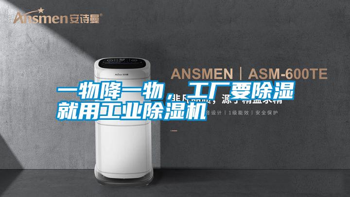 一物降一物，工廠(chǎng)要除濕就用工業(yè)除濕機
