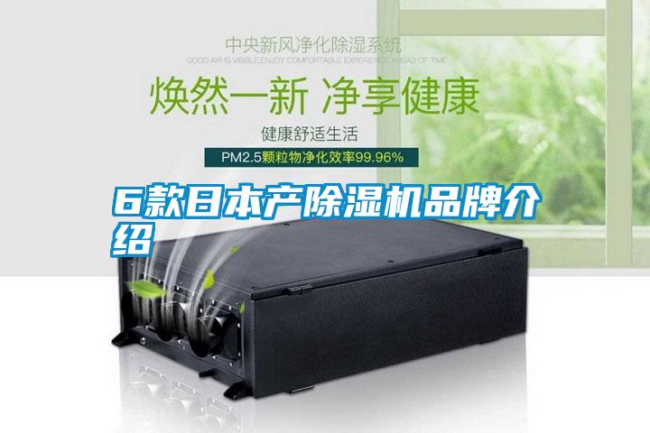 6款日本產(chǎn)除濕機品牌介紹