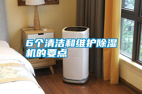 6個(gè)清潔和維護除濕機的要點(diǎn)