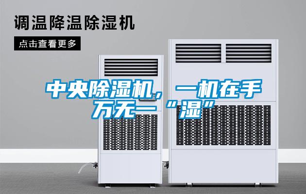 中央除濕機，一機在手萬(wàn)無(wú)一“濕”