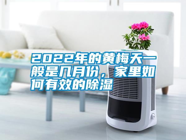 2022年的黃梅天一般是幾月份，家里如何有效的除濕