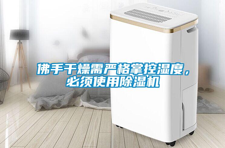 佛手干燥需嚴格掌控濕度，必須使用除濕機