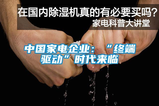 中國家電企業(yè)：“終端驅動(dòng)”時(shí)代來(lái)臨