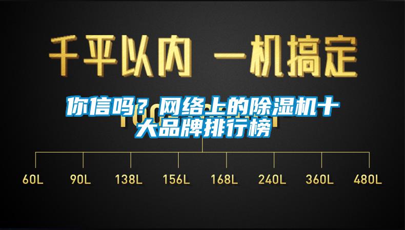 你信嗎？網(wǎng)絡(luò )上的除濕機十大品牌排行榜