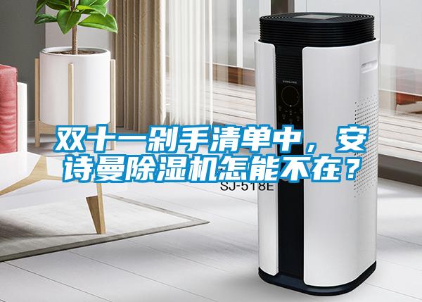 雙十一剁手清單中，安詩(shī)曼除濕機怎能不在？