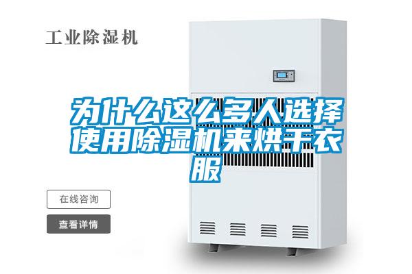 為什么這么多人選擇使用除濕機來(lái)烘干衣服