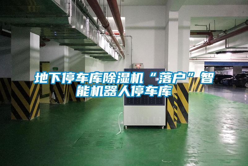 地下停車(chē)庫除濕機“落戶(hù)”智能機器人停車(chē)庫