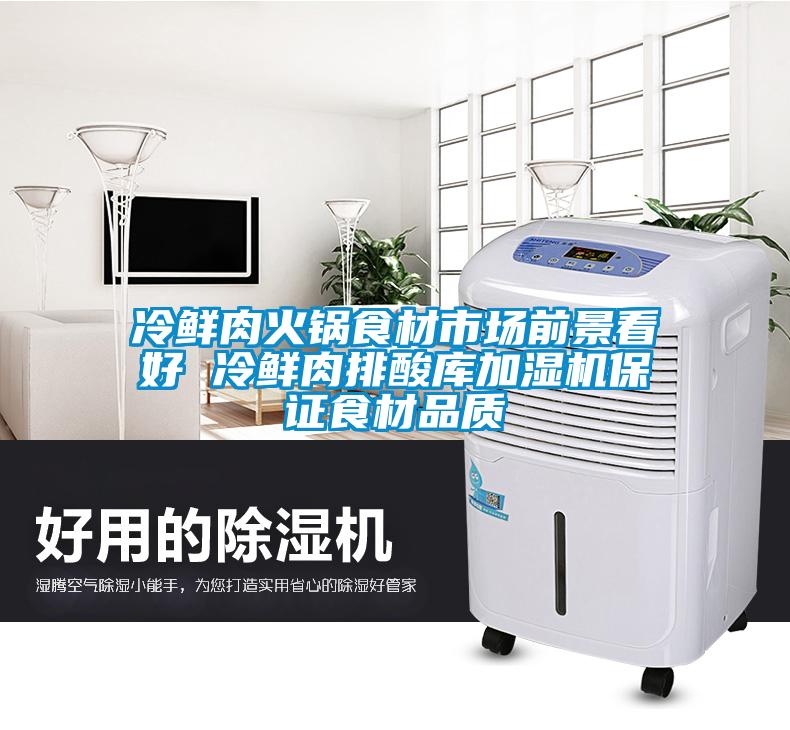 冷鮮肉火鍋食材市場(chǎng)前景看好 冷鮮肉排酸庫加濕機保證食材品質(zhì)