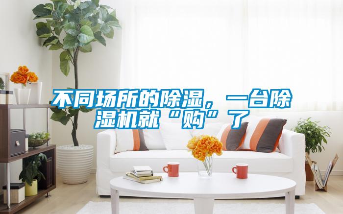 不同場(chǎng)所的除濕，一臺除濕機就“購”了