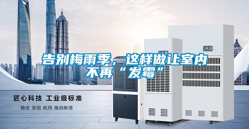 告別梅雨季，這樣做讓室內不再“發(fā)霉”