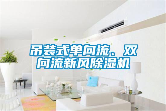 吊裝式單向流、雙向流新風(fēng)除濕機