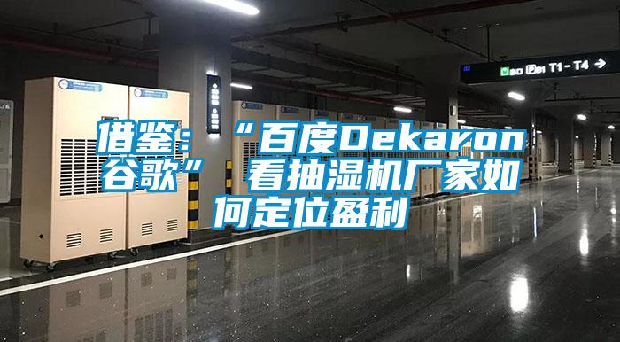 借鑒：“百度Dekaron谷歌” 看抽濕機廠(chǎng)家如何定位盈利