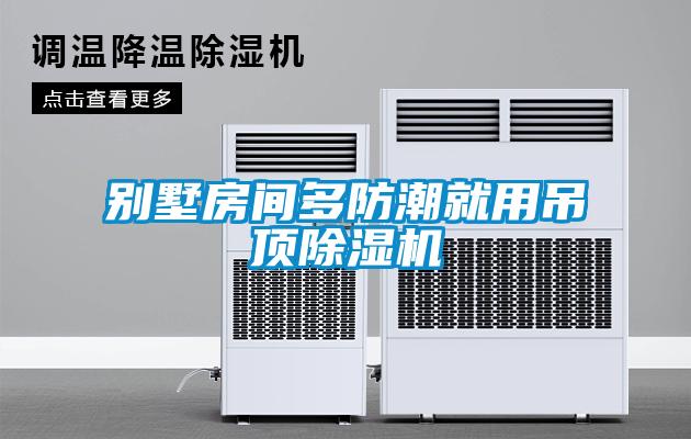 別墅房間多防潮就用吊頂除濕機