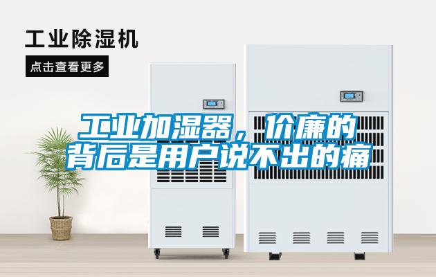 工業(yè)加濕器，價(jià)廉的背后是用戶(hù)說(shuō)不出的痛