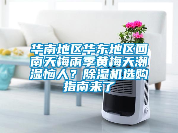 華南地區華東地區回南天梅雨季黃梅天潮濕惱人？除濕機選購指南來(lái)了