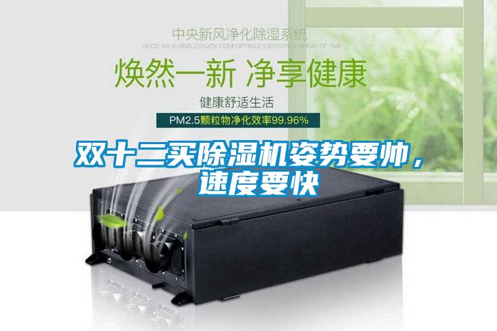 雙十二買(mǎi)除濕機姿勢要帥， 速度要快