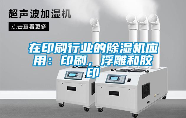 在印刷行業(yè)的除濕機應用：印刷，浮雕和膠印