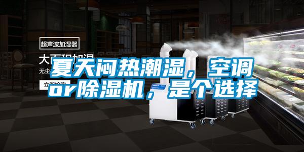 夏天悶熱潮濕，空調or除濕機，是個(gè)選擇