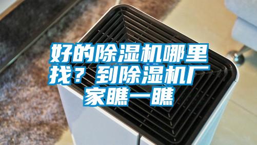 好的除濕機哪里找？到除濕機廠(chǎng)家瞧一瞧