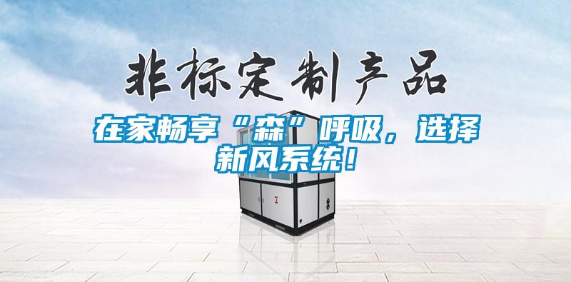 在家暢享“森”呼吸，選擇新風(fēng)系統！