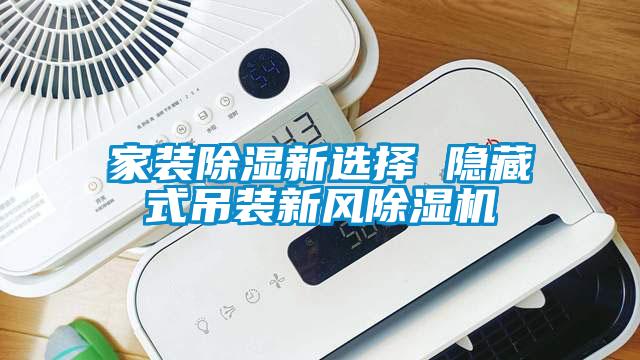 家裝除濕新選擇 隱藏式吊裝新風(fēng)除濕機