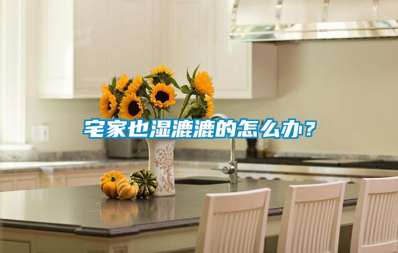 宅家也濕漉漉的怎么辦？