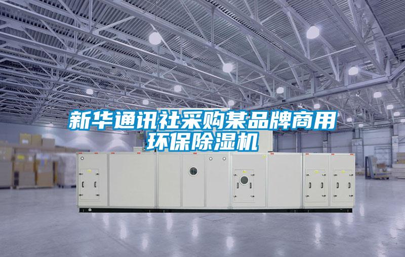 新華通訊社采購某品牌商用環(huán)保除濕機