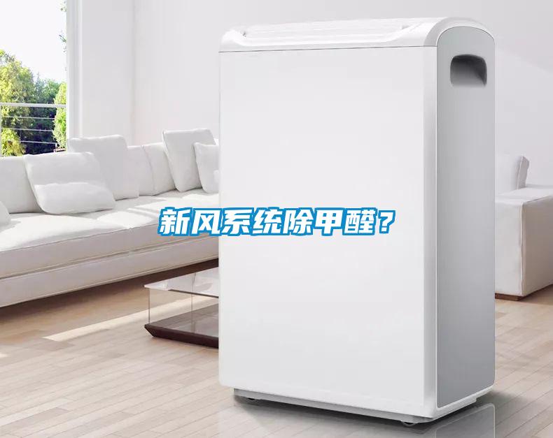 新風(fēng)系統除甲醛？