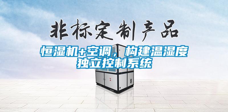 恒濕機+空調，構建溫濕度獨立控制系統