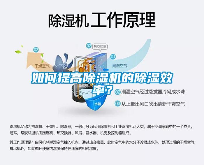如何提高除濕機的除濕效率？