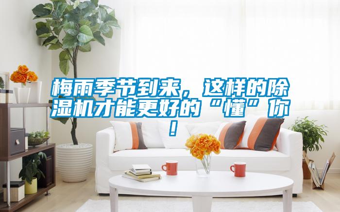 梅雨季節到來(lái)，這樣的除濕機才能更好的“懂”你！