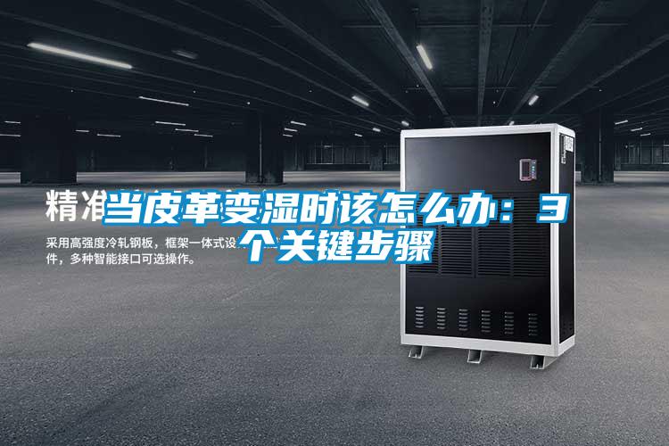 當皮革變濕時(shí)該怎么辦：3個(gè)關(guān)鍵步驟