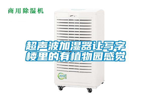超聲波加濕器讓寫(xiě)字樓里的有植物園感覺(jué)