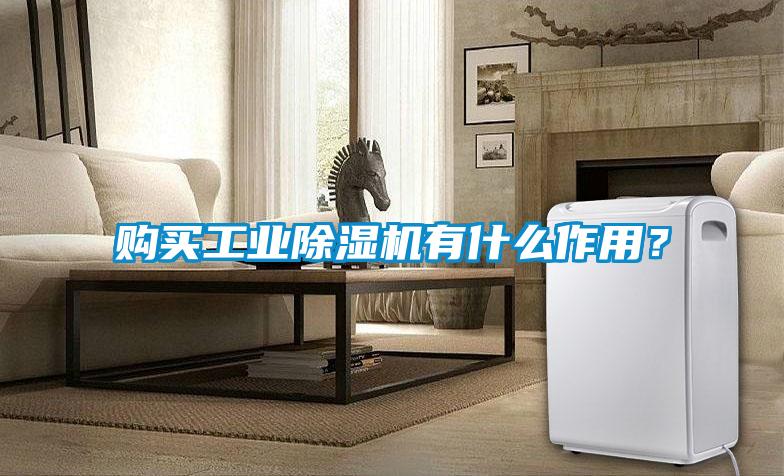 購買(mǎi)工業(yè)除濕機有什么作用？