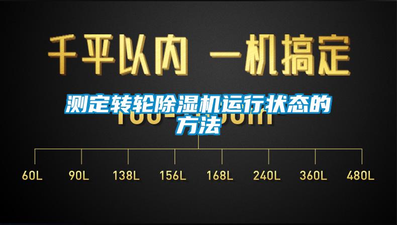 測定轉輪除濕機運行狀態(tài)的方法