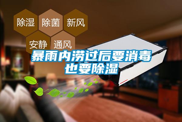 暴雨內澇過(guò)后要消毒也要除濕