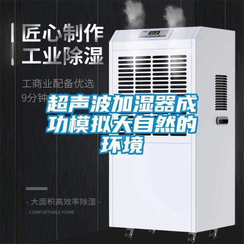 超聲波加濕器成功模擬大自然的環(huán)境