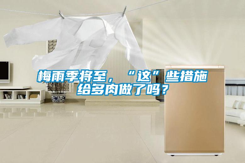 梅雨季將至，“這”些措施給多肉做了嗎？