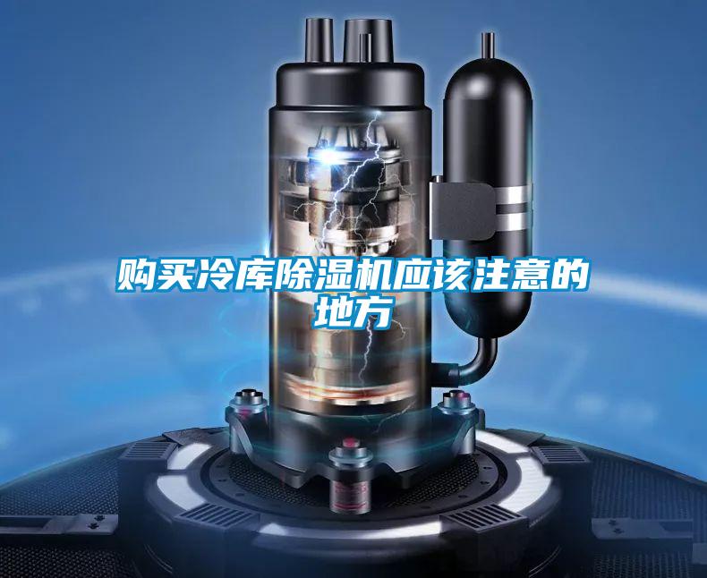 購買(mǎi)冷庫除濕機應該注意的地方