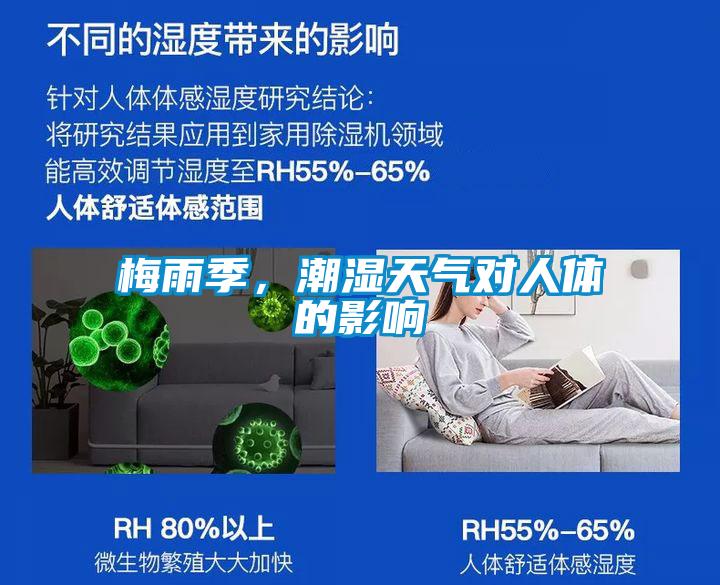 梅雨季，潮濕天氣對人體的影響