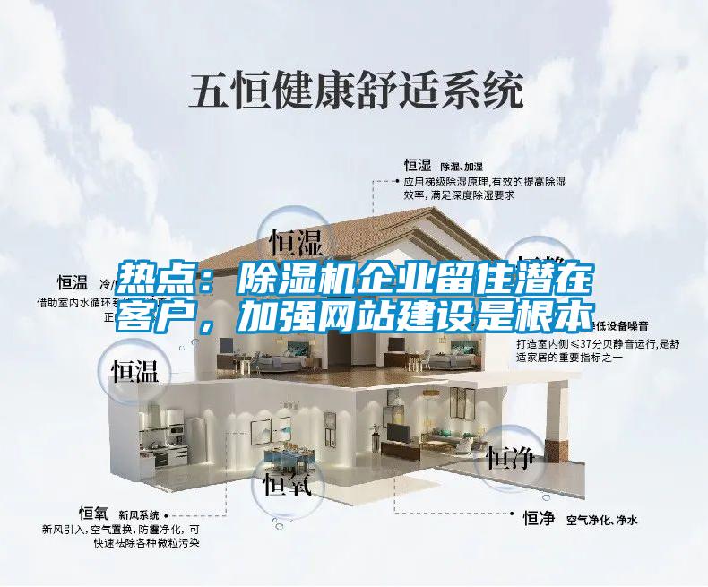 熱點(diǎn)：除濕機企業(yè)留住潛在客戶(hù)，加強網(wǎng)站建設是根本