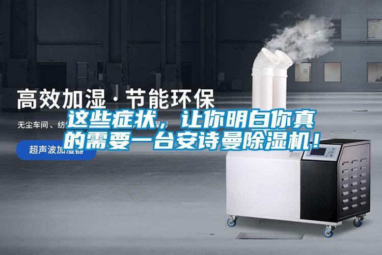 這些癥狀，讓你明白你真的需要一臺安詩(shī)曼除濕機！