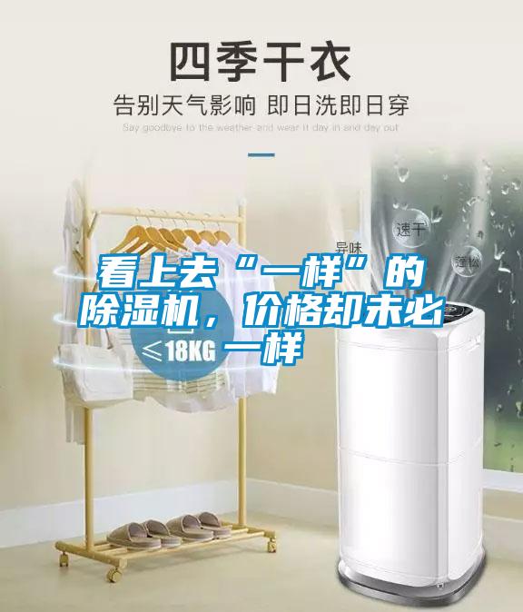 看上去“一樣”的除濕機，價(jià)格卻未必一樣