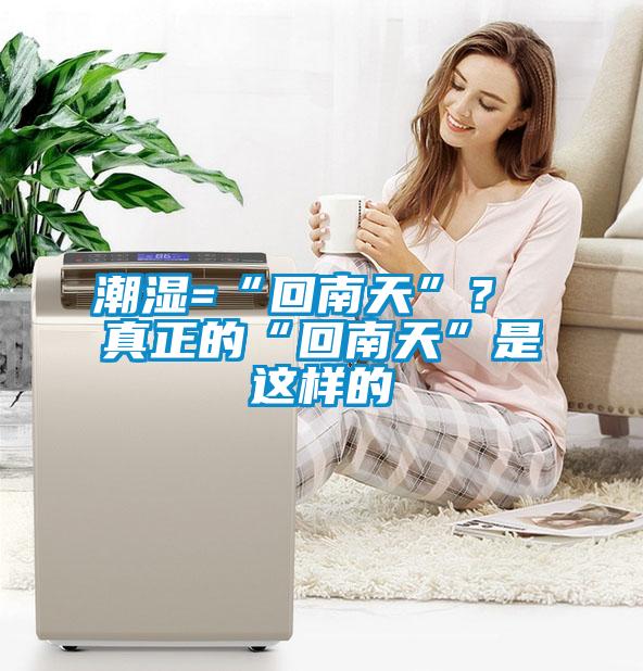 潮濕=“回南天”？ 真正的“回南天”是這樣的