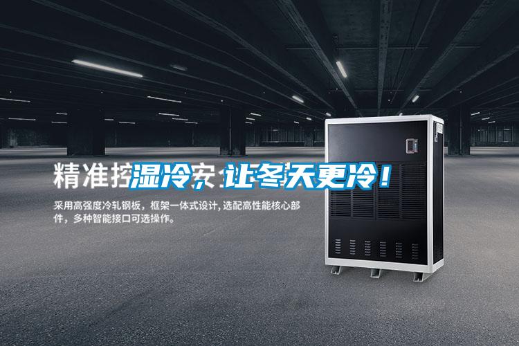 濕冷，讓冬天更冷！