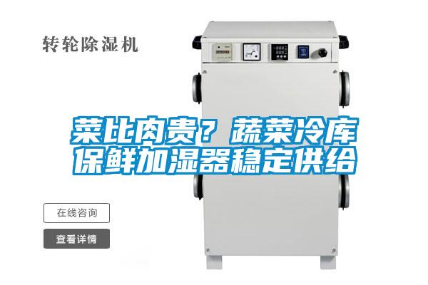 菜比肉貴？蔬菜冷庫保鮮加濕器穩定供給