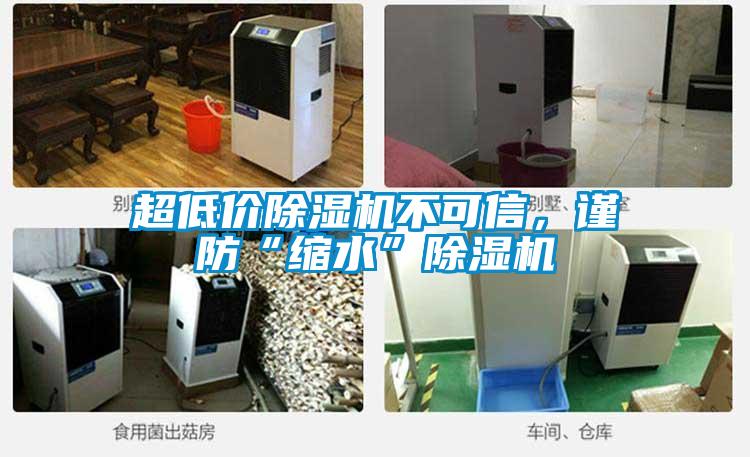 超低價(jià)除濕機不可信，謹防“縮水”除濕機