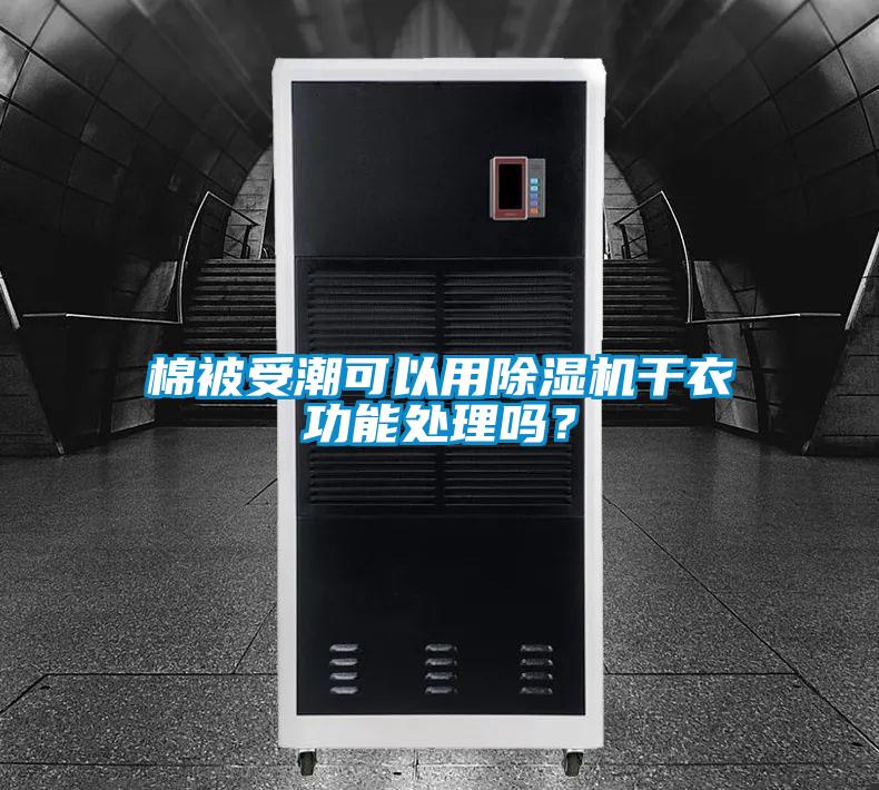 棉被受潮可以用除濕機干衣功能處理嗎？